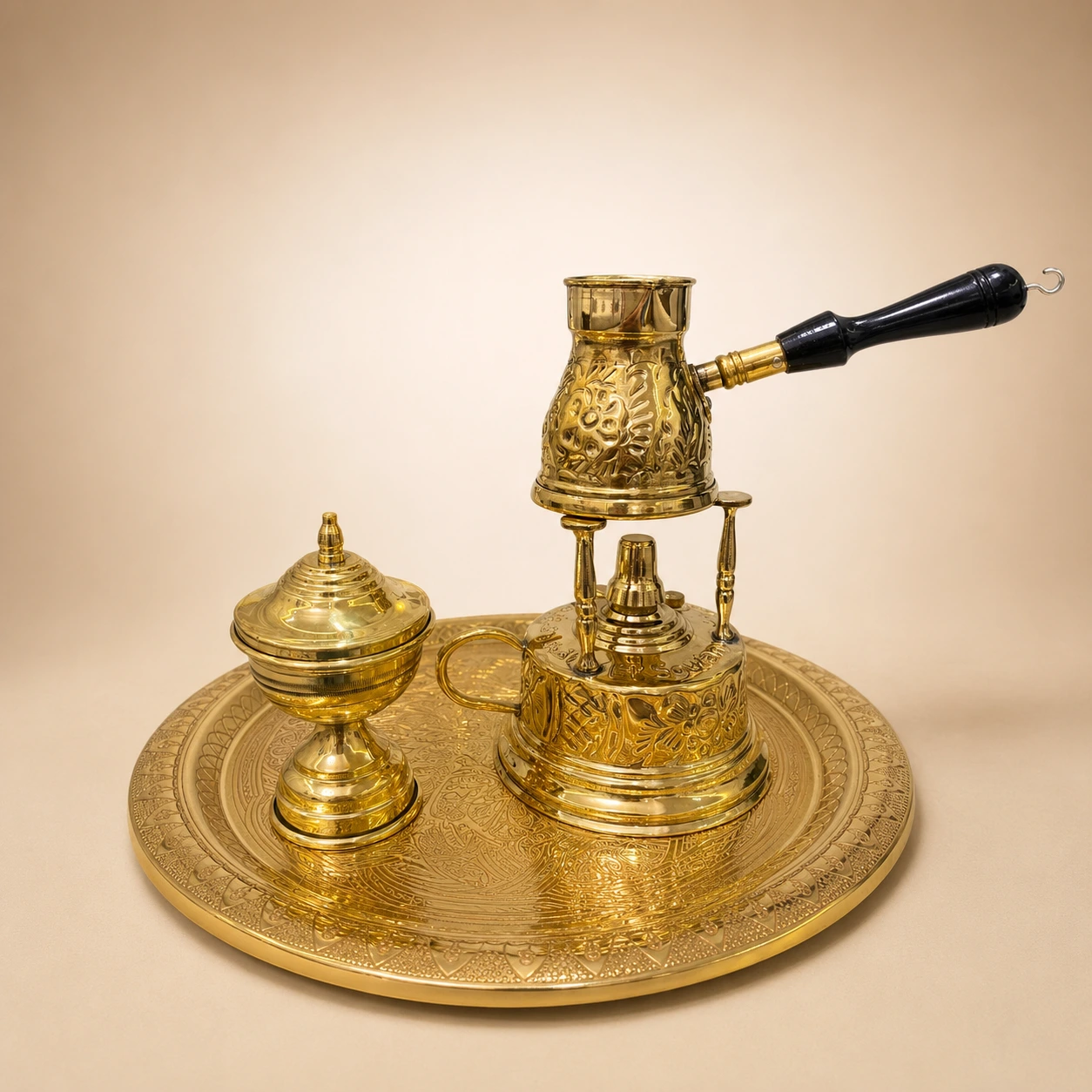 طقم قهوة نحاس